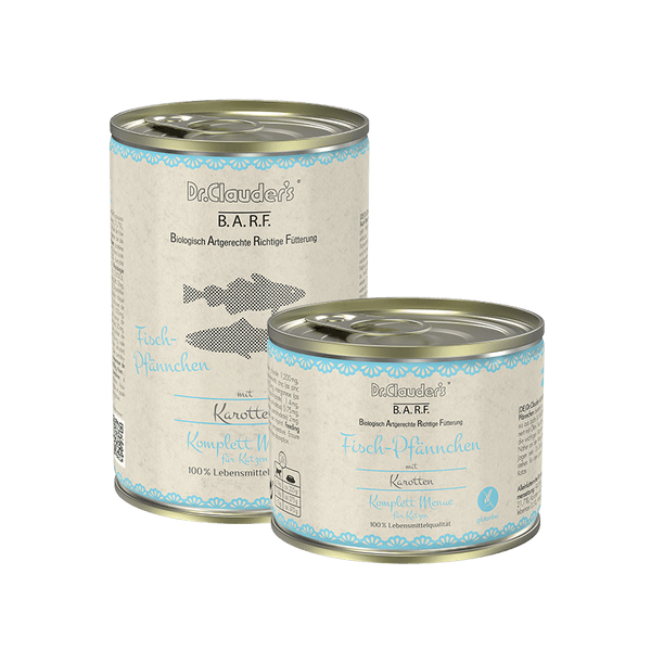 B.A.R.F. Komplet Menu Katt Fiskepanne 400 g
