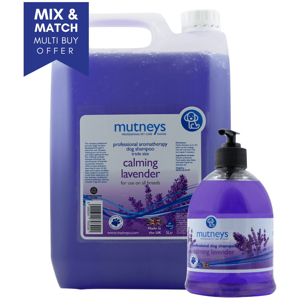 Mutneys Calming Lavender Hundeshampoo Beroliger huden