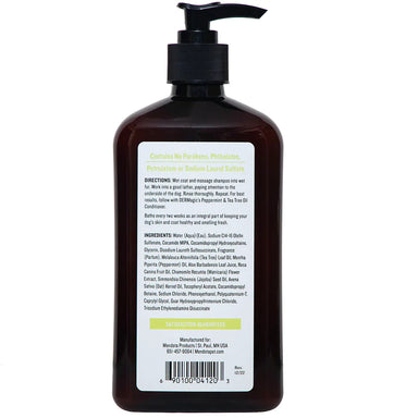 DerMagic Hundeshampoo Pebermynte og Tea Tree  532ml