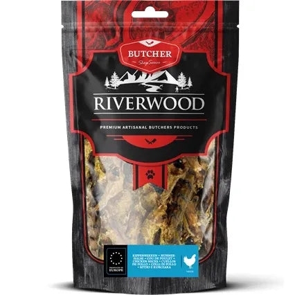 Tyggeben til hunde | Kyllingehalse 200 gr. | Riverwood Tyggeben