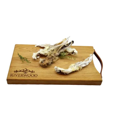 Tyggeben til hunde | Kaninører med pels | 100g | Riverwood Tyggeben