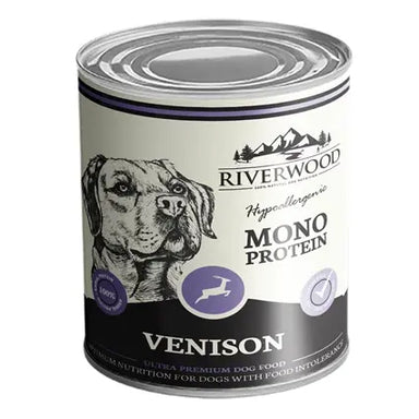 Riverwood vådfoder | Mono Protein Hjort 400g