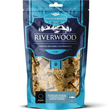 1-1-26 | Tørret fisk til hund | Rødfisk bites | 200 gr. | Riverwood Tyggeben