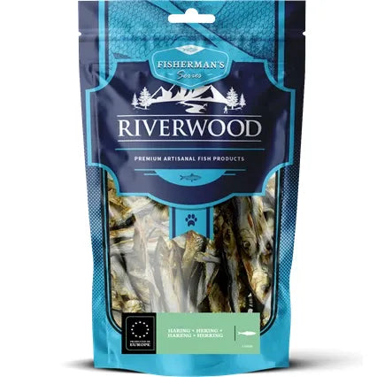 Tørret fisk til hund | Sild | 100 gr. | Riverwood Tyggeben