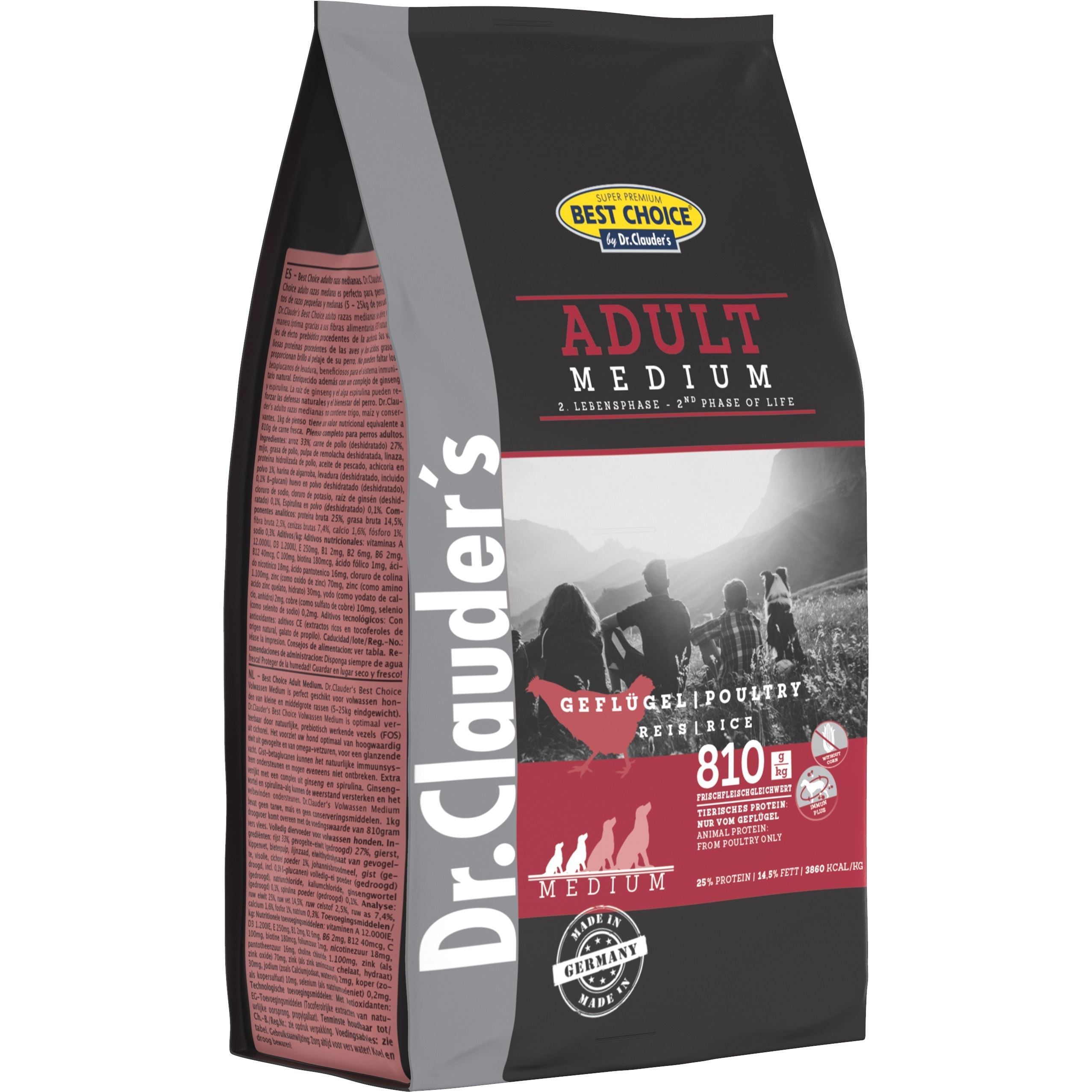 Dr.Clauder's Best Choice Adult Medium Breed 350g Tørfoder Dr.Clauder's 350g