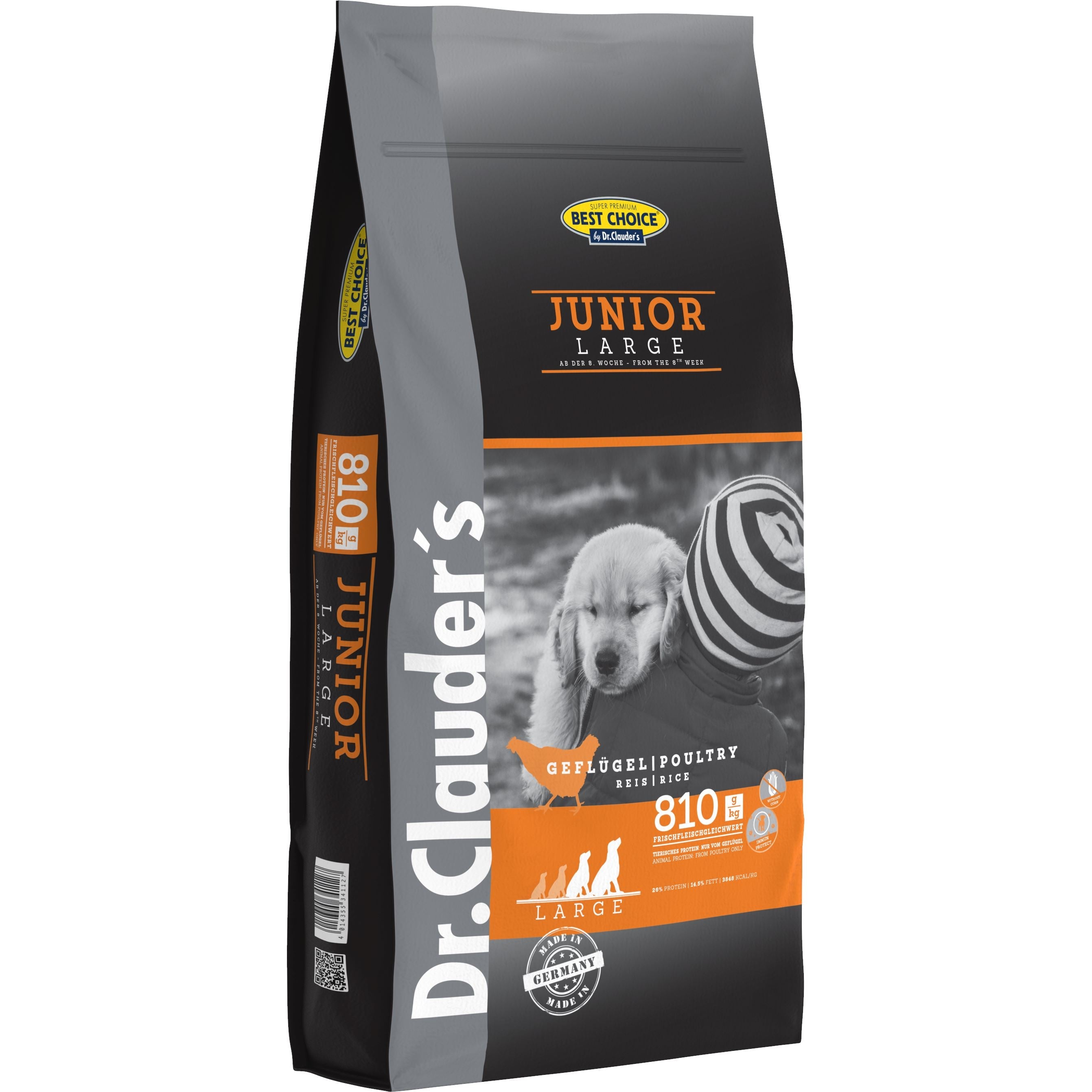 Dr.Clauder's Best Choice Junior Large Breed 12,5kg Tørfoder Dr.Clauder's 12,5kg