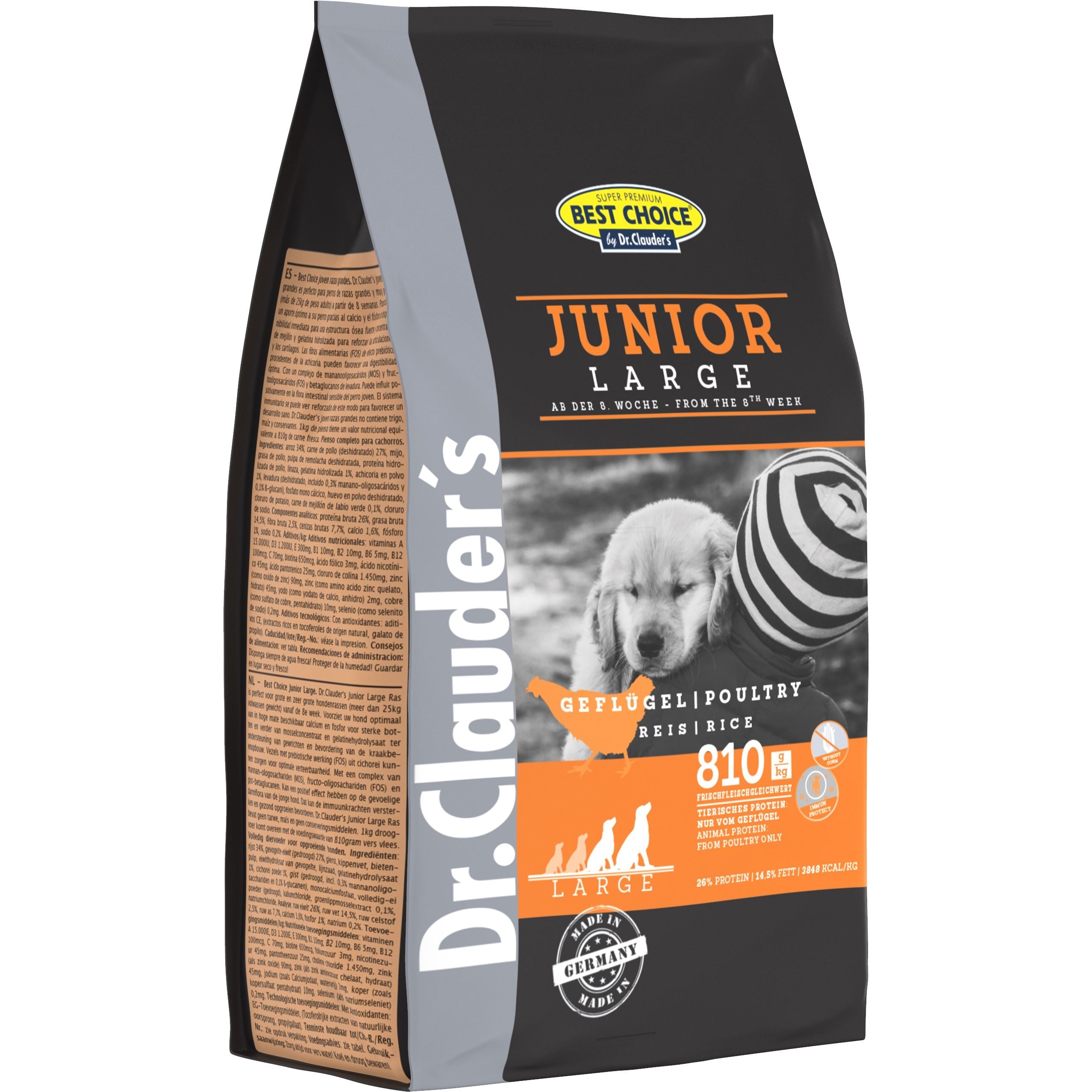 Dr.Clauder's Best Choice Junior Large Breed 350g Tørfoder Dr.Clauder's 350g