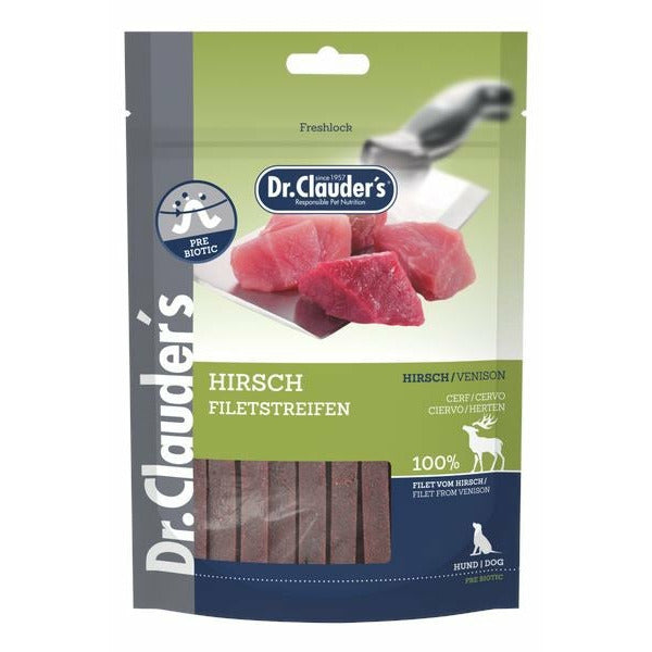 Dr.Clauder's Filé Strips Hjort Godbid Dr.Clauder's 80 g