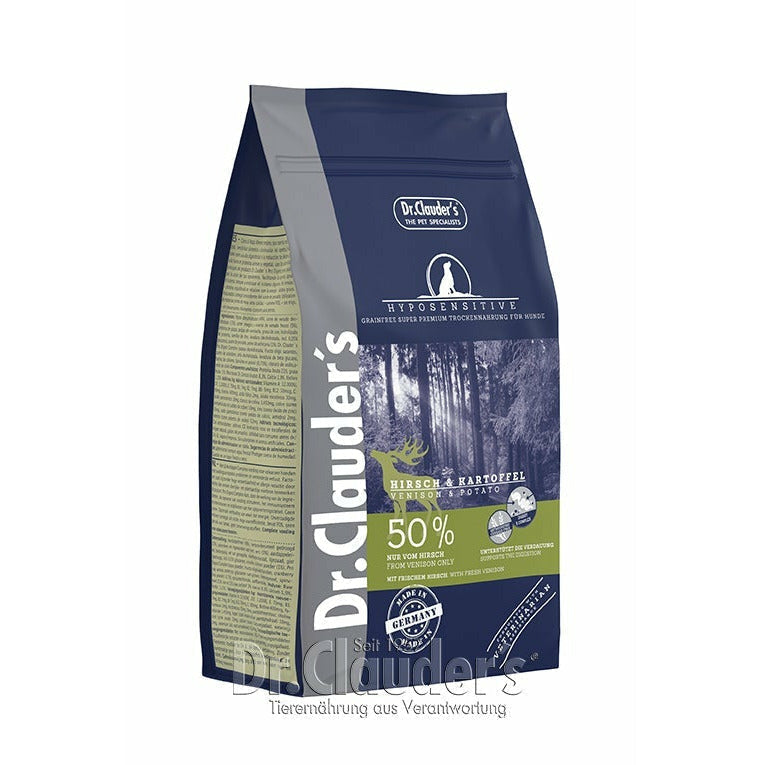 Dr.Clauder's Hyposensitive Hyposensitive All Breed Hjort & Kartofler 350g Tørfoder Dr.Clauder's 350g