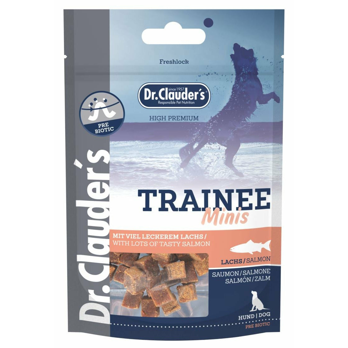 Dr.Clauder's Trainee Snacks Mini Laks Godbid Dr.Clauder's 50 g