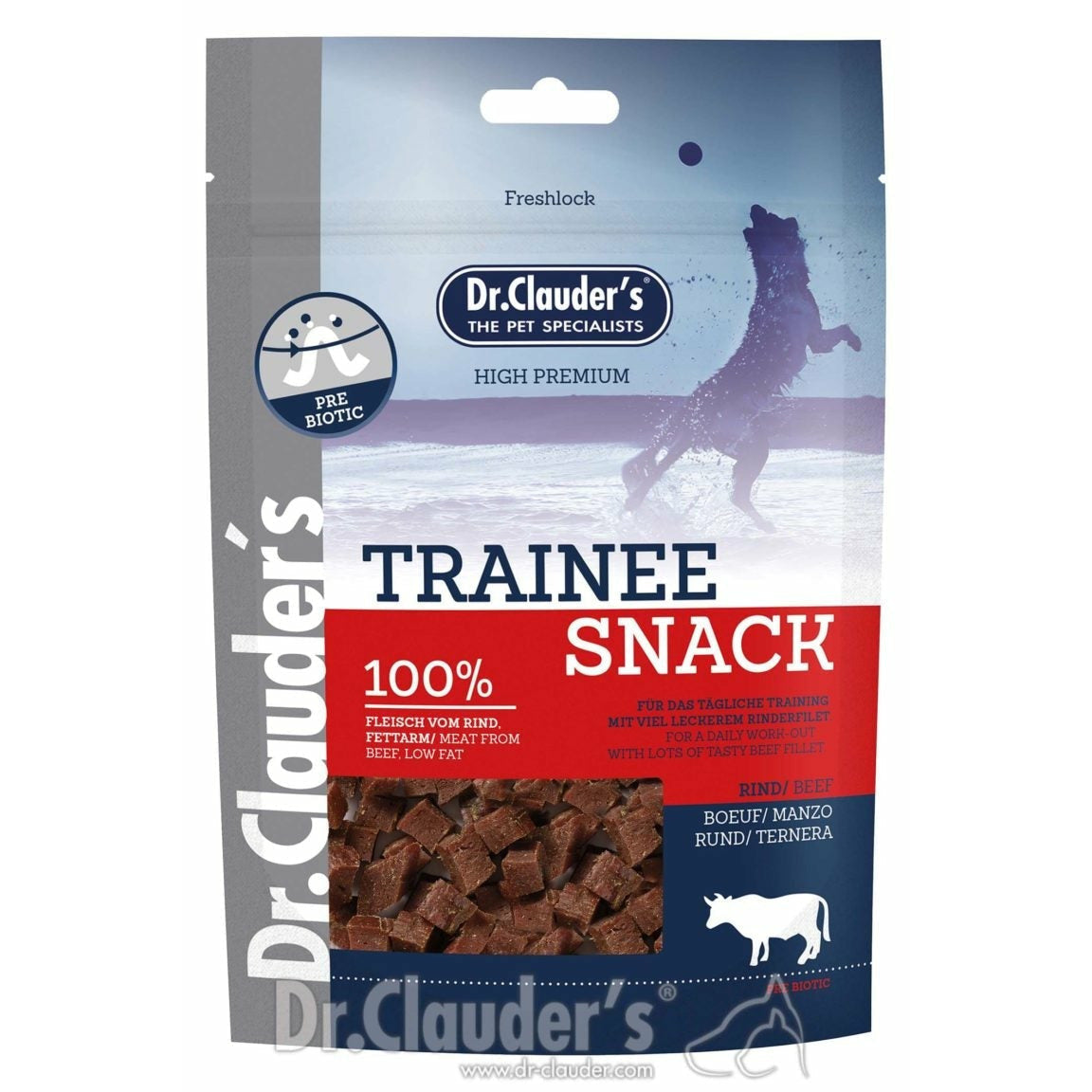 Dr.Clauder's Trainee Snacks Okse 80g Godbid Dr.Clauder's 80 g