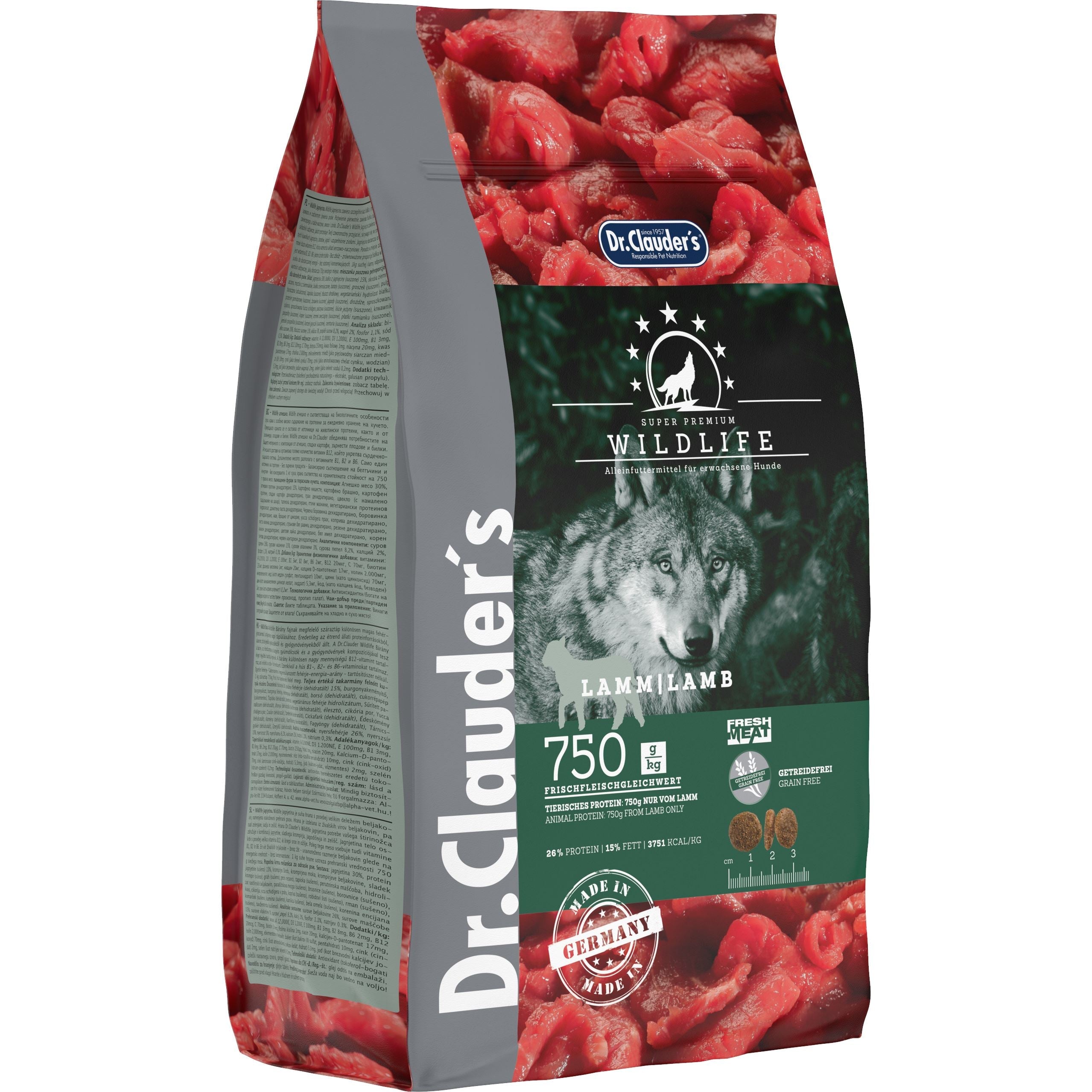 Dr.Clauder's Wildlife Lam 2kg Tørfoder Dr.Clauder's 2kg