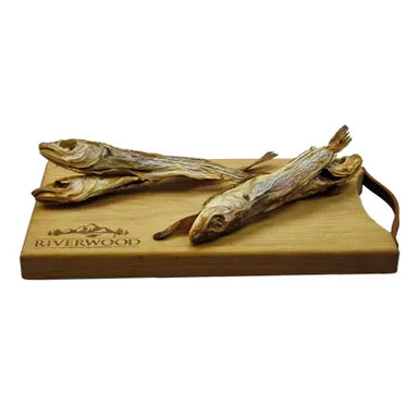 Tørret fisk til hund | Blåhvilling | 250g | Riverwood Tyggeben