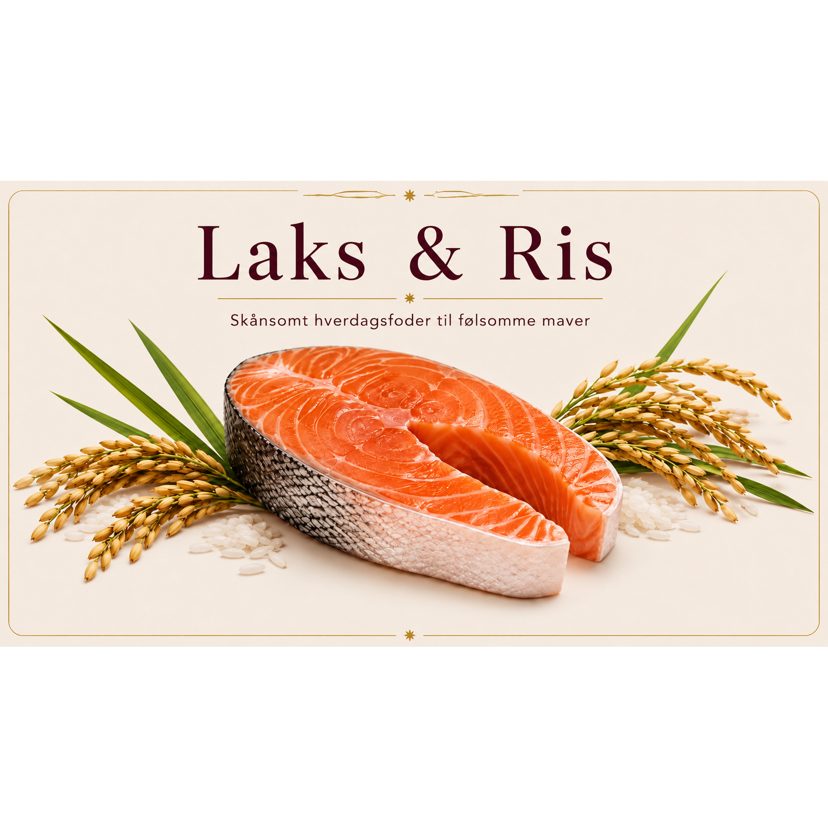 20kg Hundefoder med Laks og Ris | Glutenfri Tørfoder fra Dr.Clauder's