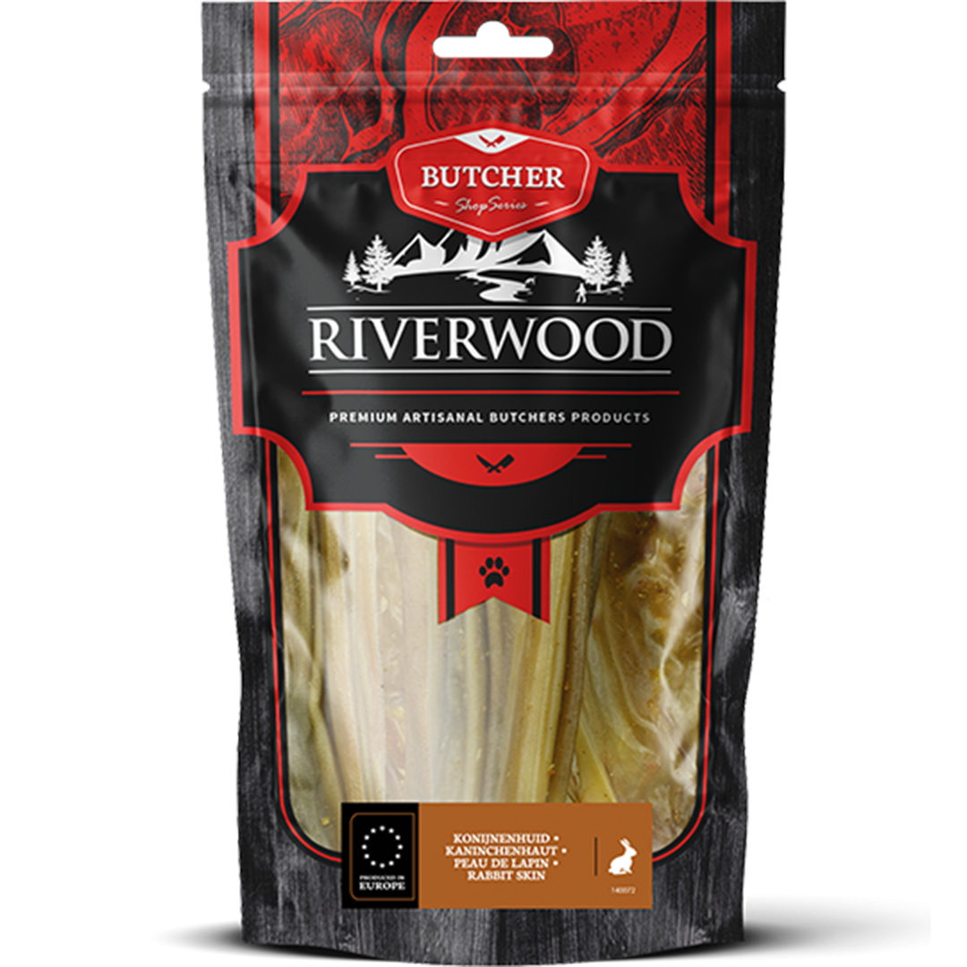 Riverwood Kødstrimler Kanin 150 gram