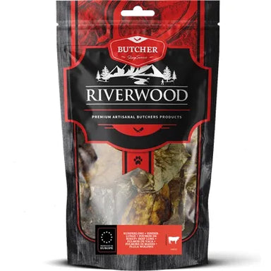 Tyggeben til hunde | Oksehud 15cm | 200g | Riverwood Tyggeben