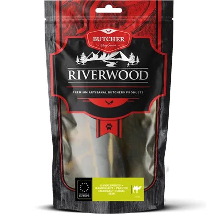 Tandrensende Tyggeben | Kamelskind 200g | Laaang tyggetid | Riverwood Tyggeben