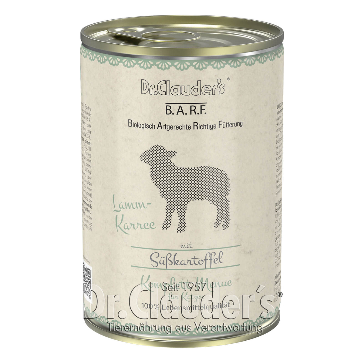 B.A.R.F. Komplet Menu Katt Lammkrona 400 g