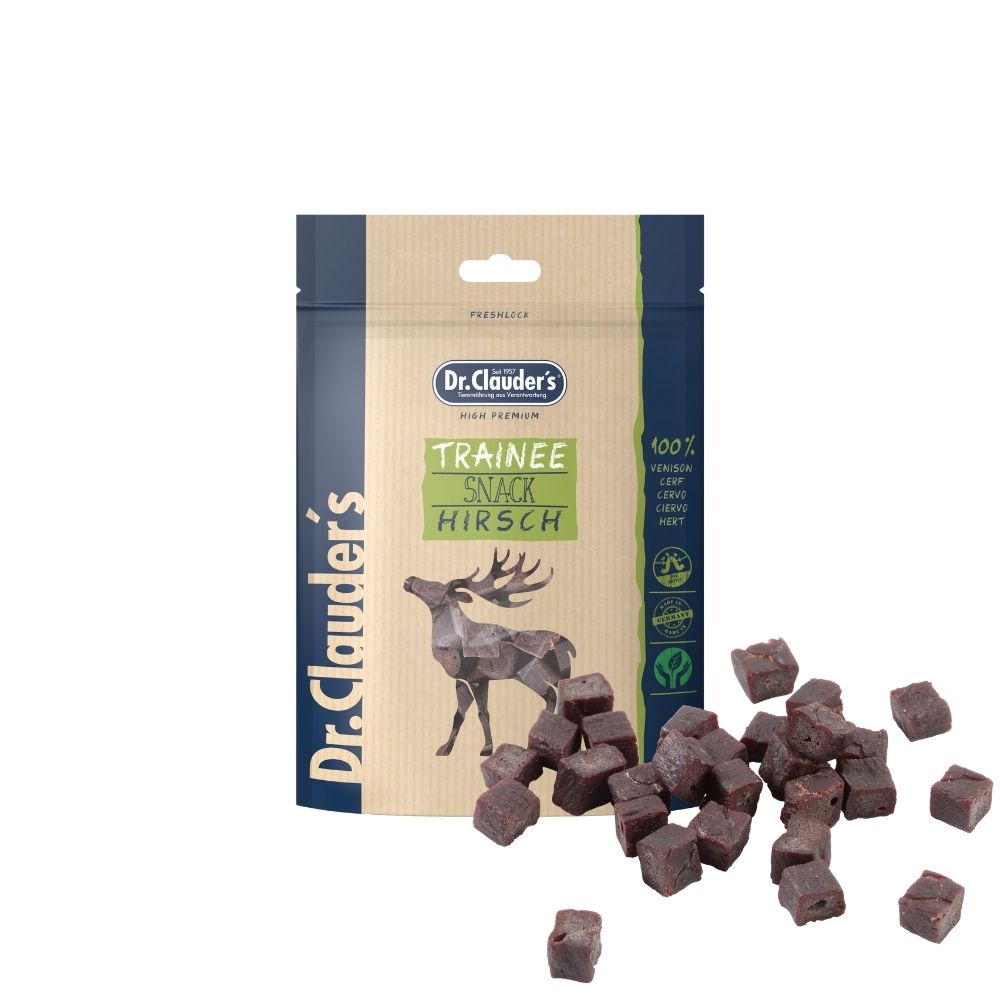 Dr.Clauder's Trainee Snacks Hjort, 80 g
