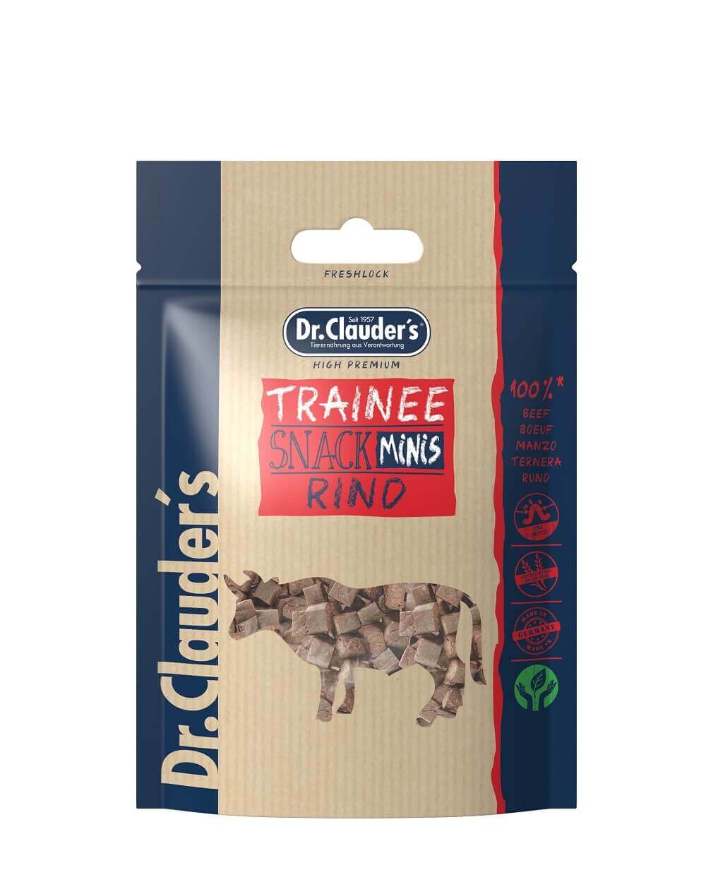 Dr.Clauder's Trainee Minis Okse, 50 g
