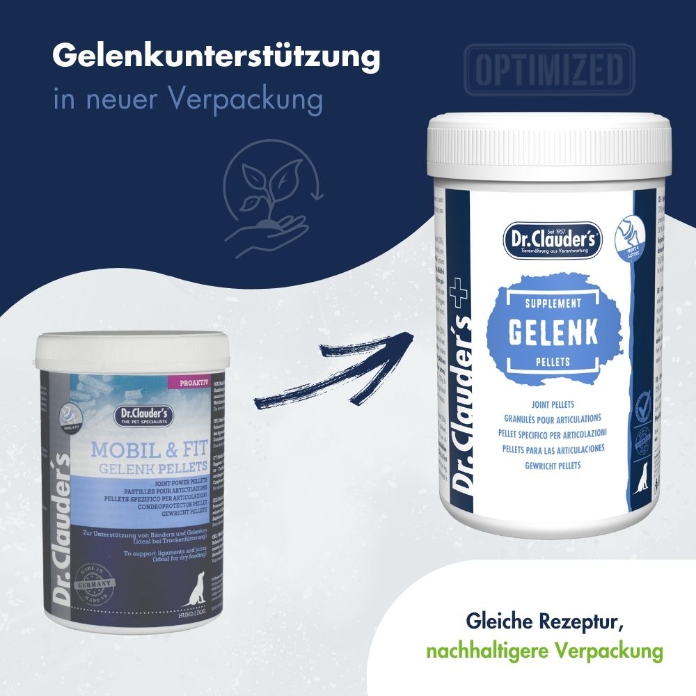 Mobil & Fit Leddpellets 675 g – bakside av posen