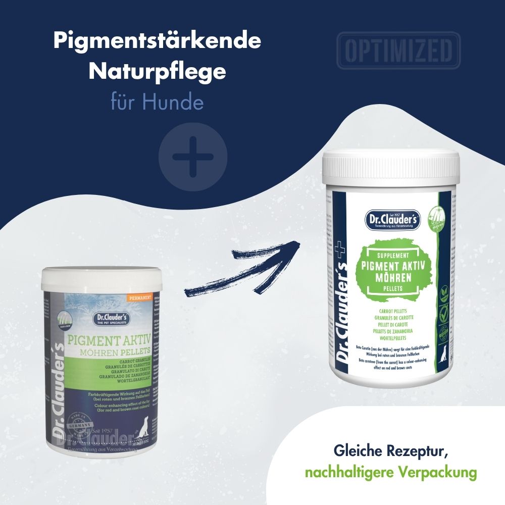 Pigment Aktiv Gulrotpellets 600 g – bakside av posen