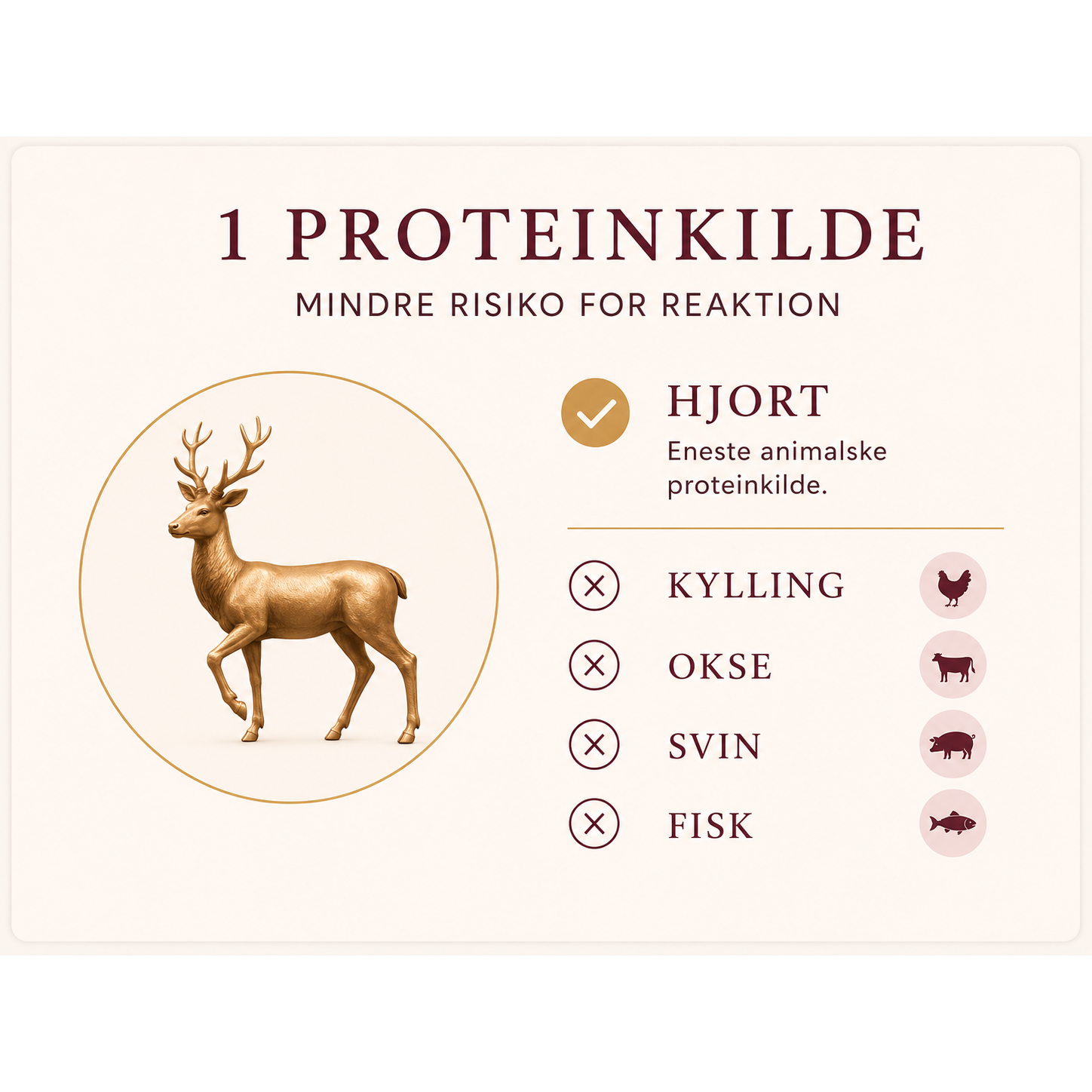 1 proteinkilde – hjort | Dr.Clauder's