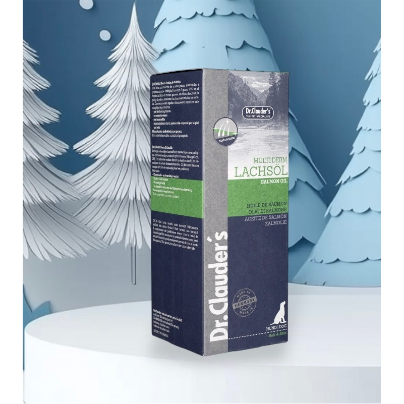 Multiderm Lakseolie | 25% Omega-3 | 15% Omega-6 | Norsk Fjordlaks