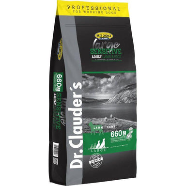 20kg Hundemad med Lam & Ris | Store Racer | Dr.Clauder's Tørfoder