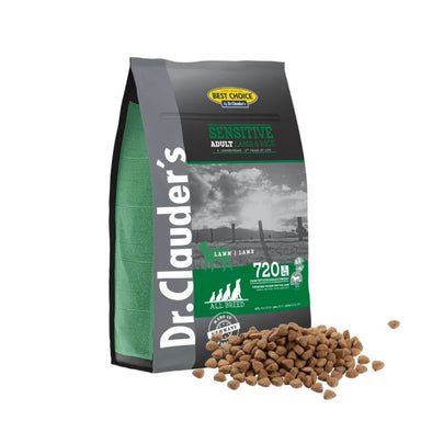 20kg Hundemad med Lam og Ris | Glutenfri Tørfoder fra Dr.Clauder's