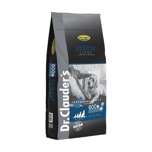 Senior Hundefoder Light 8,5% Fedt | 12,5kg | Glutenfri | Dr.Clauder's