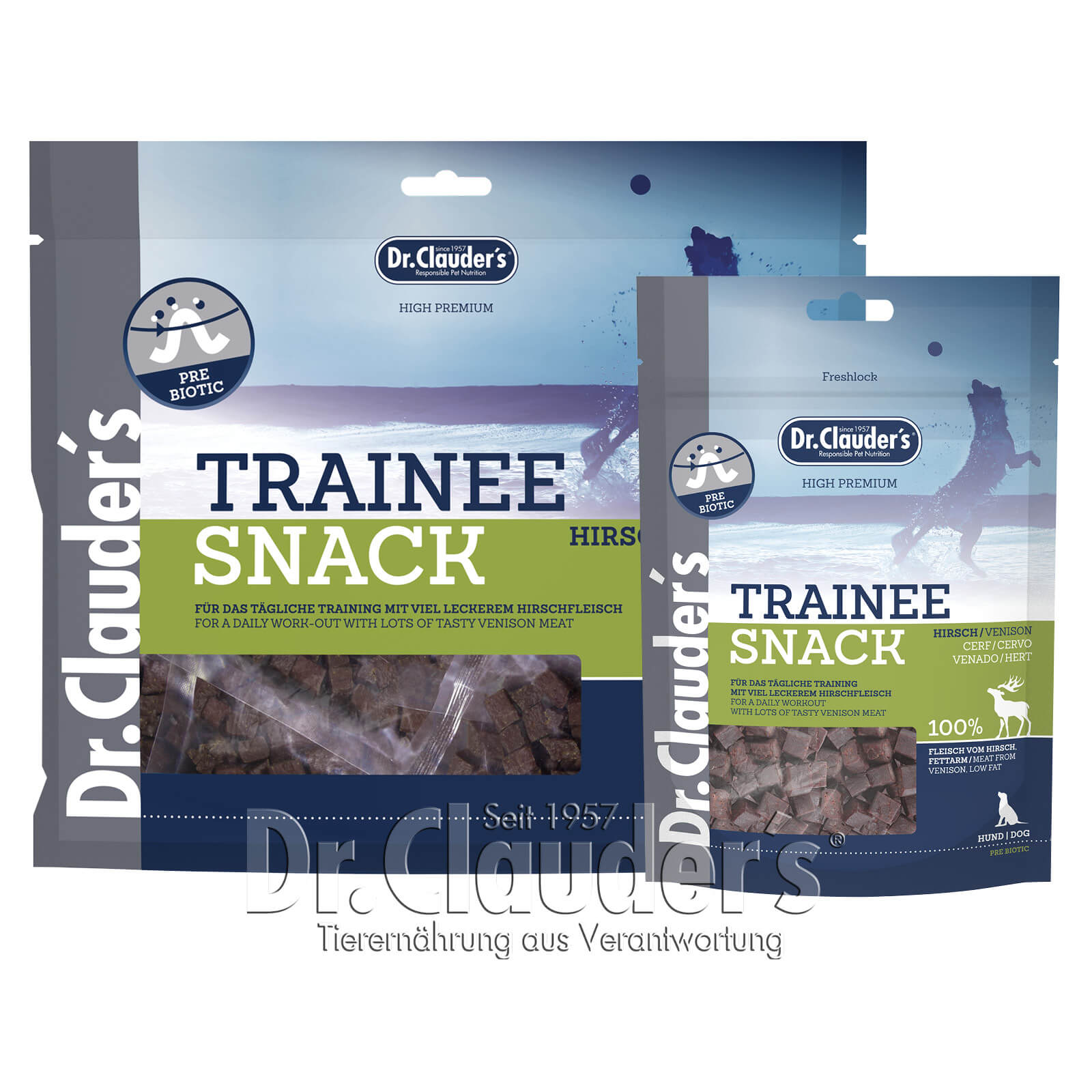 Dr.Clauder's Trainee Snacks Hjort 500g
