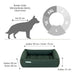 DOCTOR BARK Ortopædisk Hundeseng Hypoallergenic | Grøn
