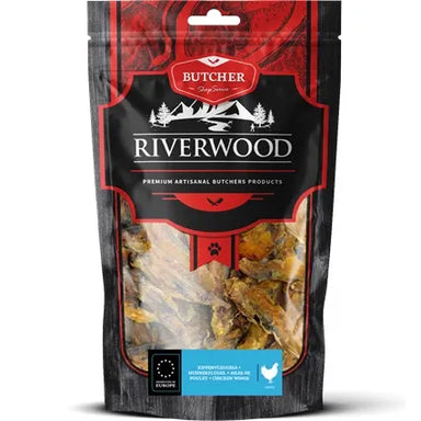 Tyggeben til hunde | 200g Kyllingevinger | Riverwood Tyggeben