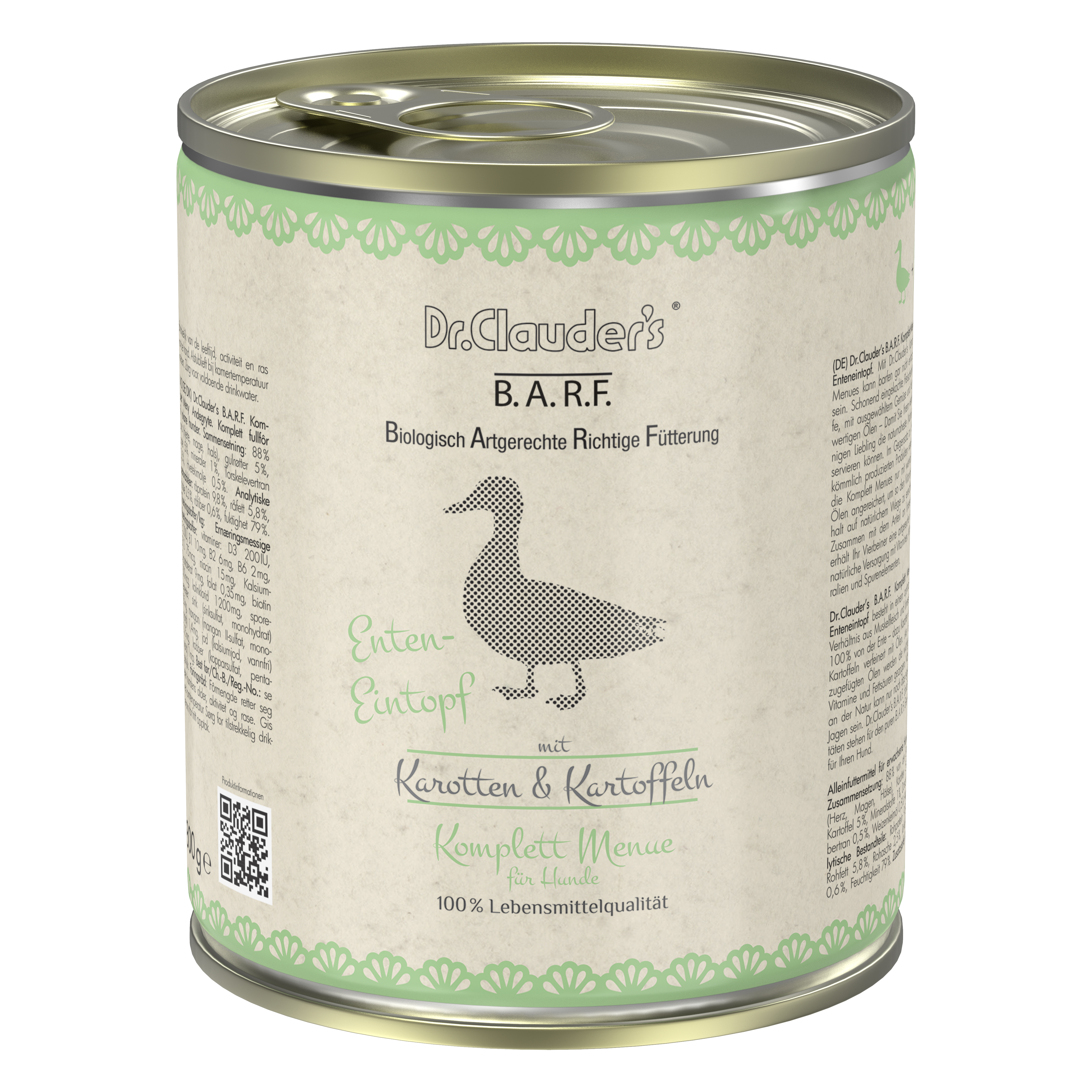 And Gryderet | BARF Hundefoder | Komplet Menu