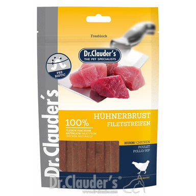Dr.Clauder's Filé Strips Kylingebryst Godbid Dr.Clauder's 80 g 