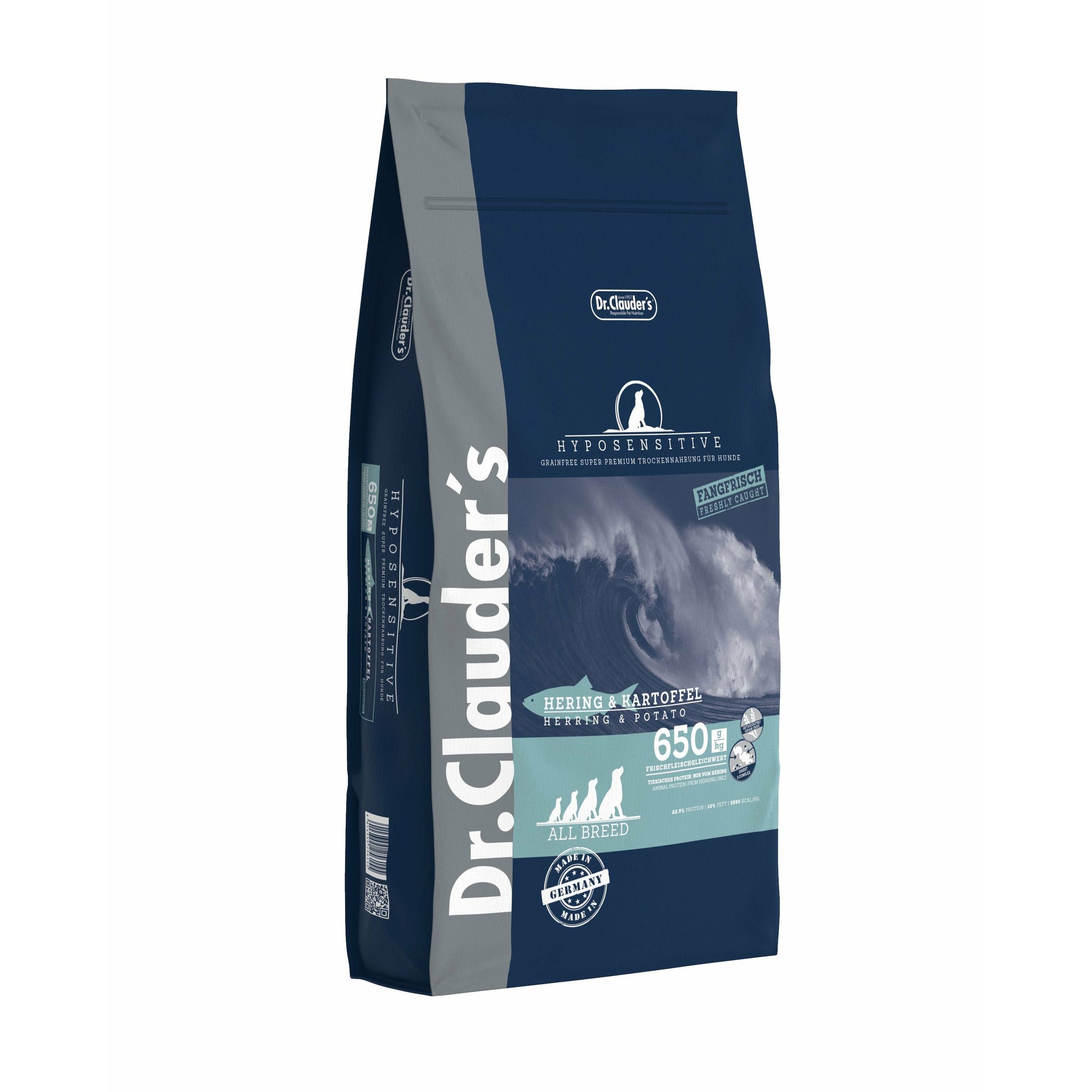 Dr.Clauder's Hyposensitive Hyposensitive All Breed Sild & Kartofler 11,5kg Tørfoder Dr.Clauder's 11,5kg 