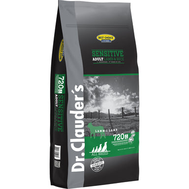 Dr.Clauder's Sensitive Adult All Breed Lam & Ris 12,5kg Tørfoder Dr.Clauder's 12,5kg 