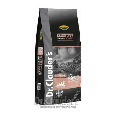 Dr.Clauder's Sensitive Junior All Breed Laks & Ris Tørfoder Dr.Clauder's 350 g 