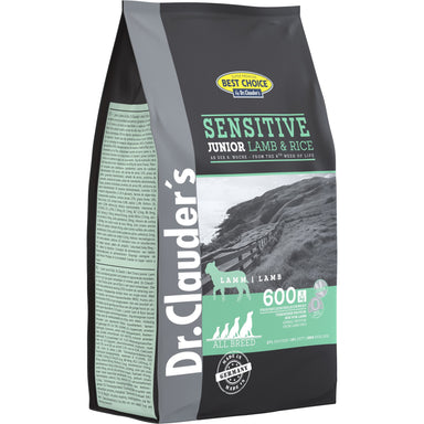 Dr.Clauder's Sensitive Junior All Breed Lam & Ris 4kg Tørfoder Dr.Clauder's 4kg 