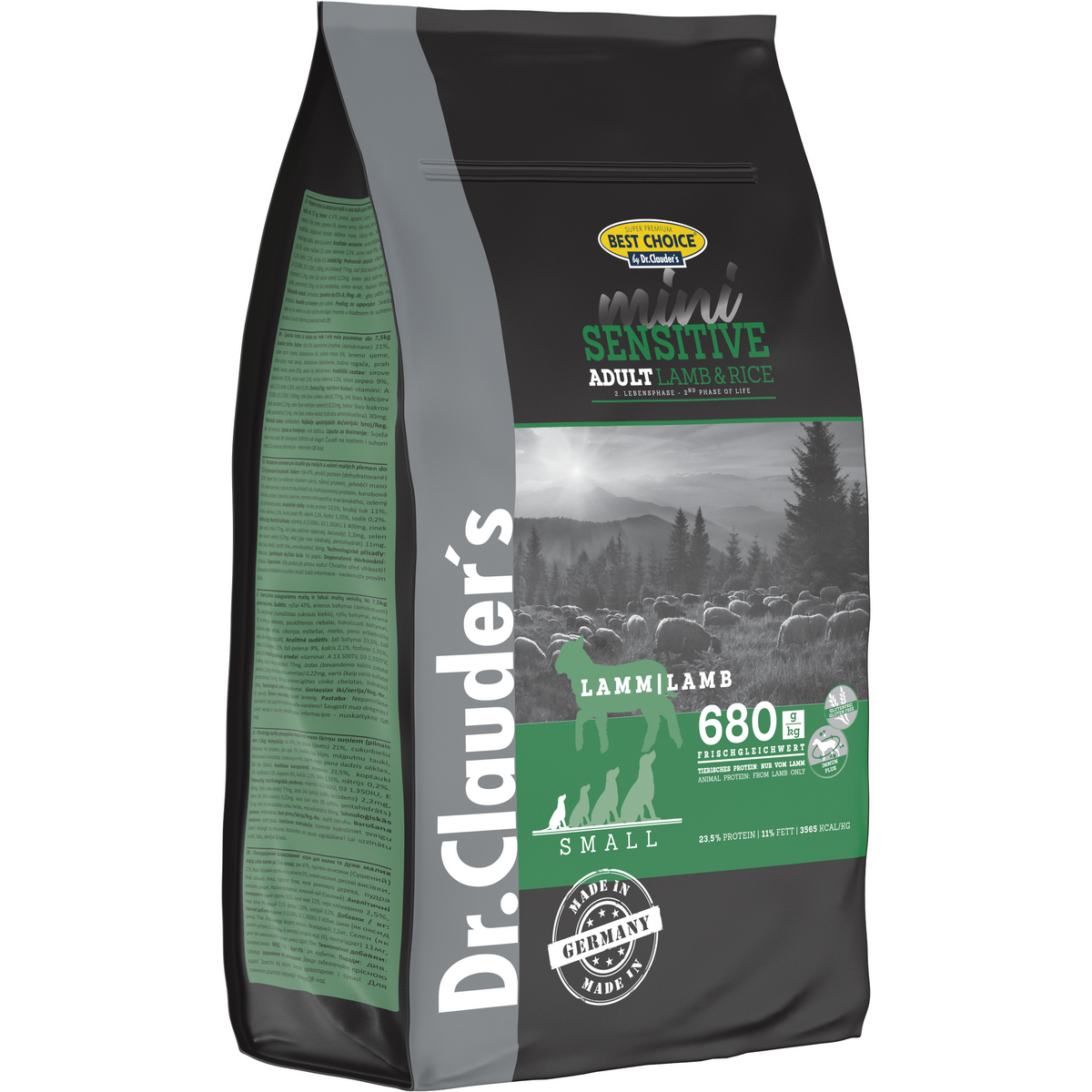 Sensitive Adult Lam & Ris Mini Breed 2 kg